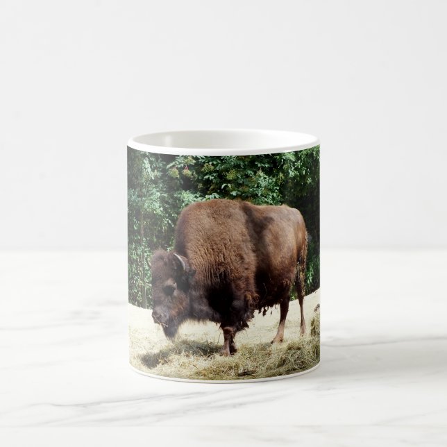 Bison animal coffee mug (Center)