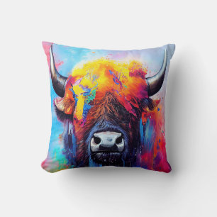 Bison  Animal Discovery Adventure Nature Planet  Cushion
