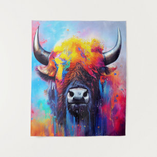 Bison  Animal Discovery Adventure Nature Planet  Tapestry