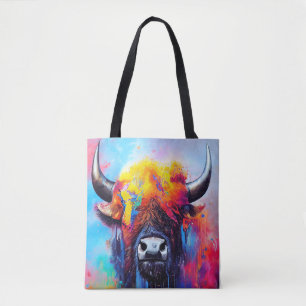 Bison  Animal Discovery Adventure Nature Planet  Tote Bag