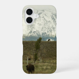 Bison at Grand Teton National Park Photography iPhone 16 Case