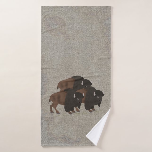 Bison Bath Towel (Bath Towel)