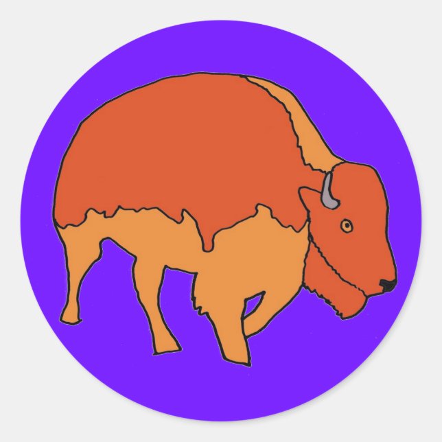 Bison Bison stickers (Front)