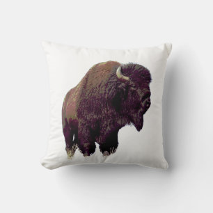 Bison Buffalo Cushion