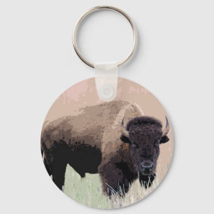 Bison / Buffalo Key Ring