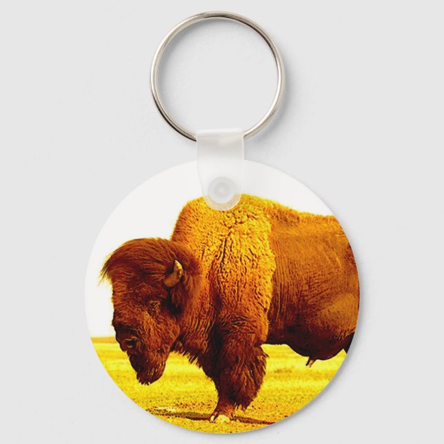 Bison / Buffalo Key Ring (Front)