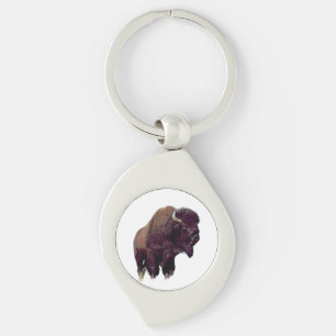 Bison Buffalo  Key Ring