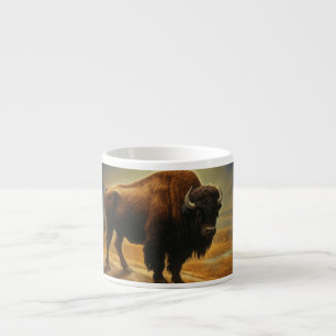 Bison Buffalo Sunset View Espresso Cup
