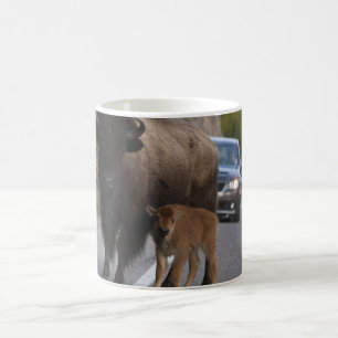 Bison Calf  Roadblock Coffee Mug
