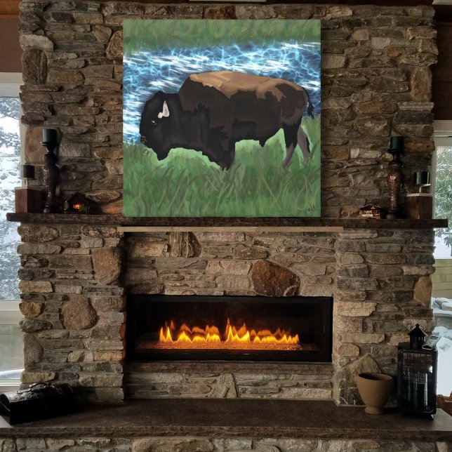 Bison Canvas Print (Creator Uploaded)
