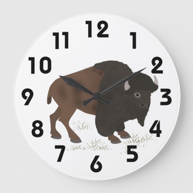 Bison Clock (Front)
