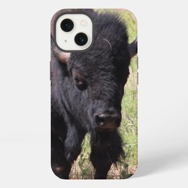 Bison Close Up iPhone Cases (Back)