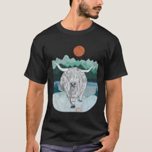Bison Enthusiast Fluffy Cow Souvenir for T-Shirt