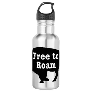 Bison Free To Roam 532 Ml Water Bottle