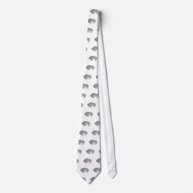 Bison Grey Tie (Front)