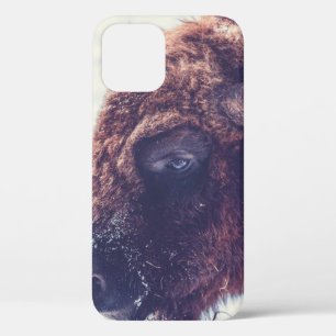 BISON IN THE WINTER iPhone 12 CASE