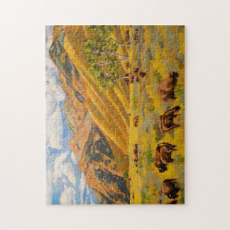 Bison, Jackson Hole Jigsaw Puzzle