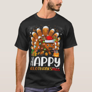 Bison Lover Halloween Christmas Happy Hallothanksm T-Shirt