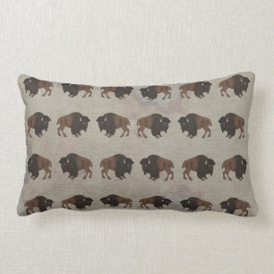 Bison Lumbar Throw PIllow