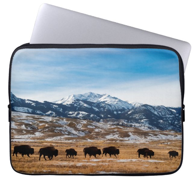 Bison Migration Laptop Sleeve (Front)