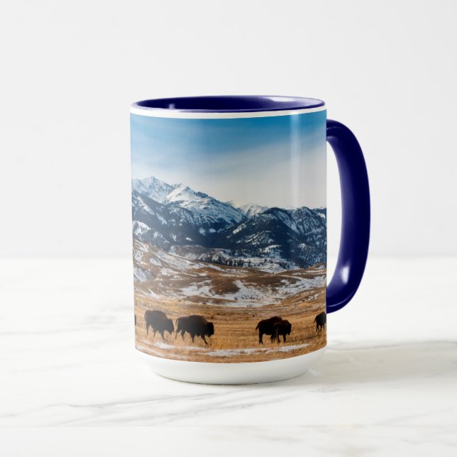 Bison Migration Mug (Front Right)