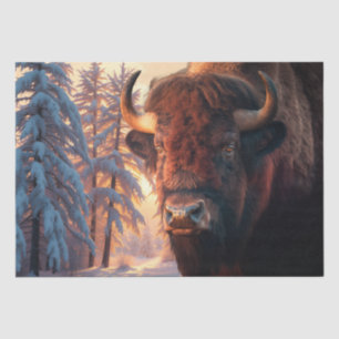 Bison Native American Buffalo Tissue Paper