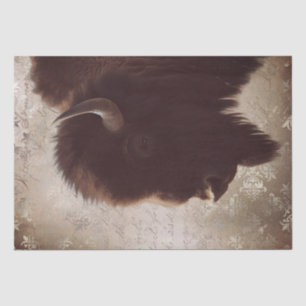 Bison Native American Buffalo Tissue Paper