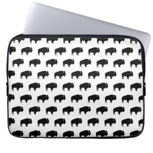 bison pattern laptop sleeve
