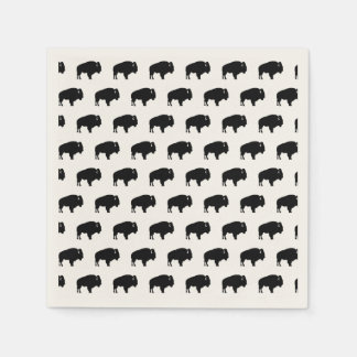 bison pattern napkin