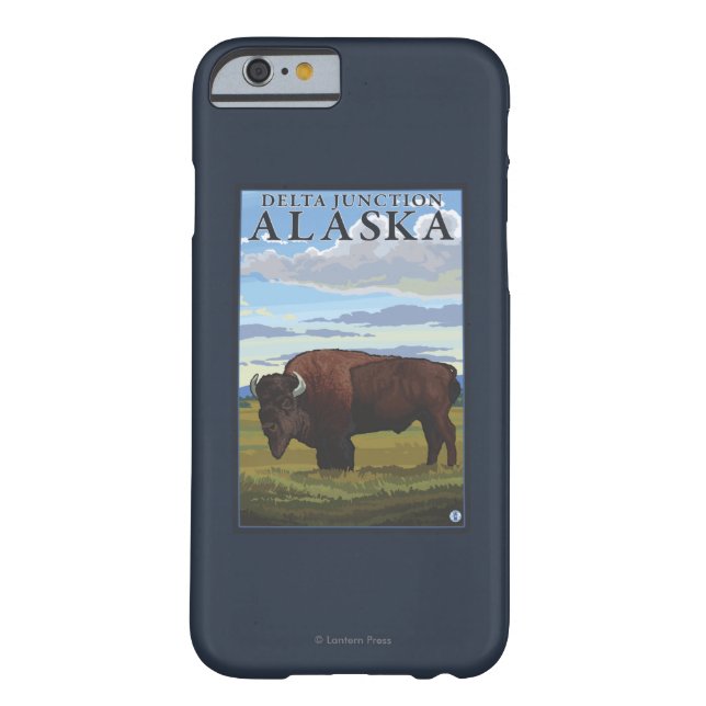 Bison Scene - Delta Junction, Alaska Case-Mate iPhone Case (Back)