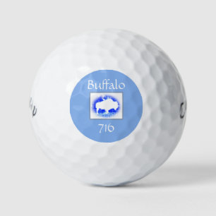 Bison Solar Blue Golf Balls