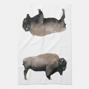 Bison Tea Towel