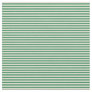 Bisque and Sea Green Lined Pattern Fabric