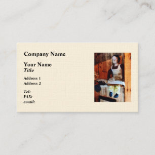Bisque Doll for Sale Business Card