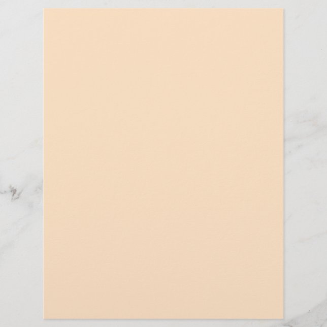 Bisque  (solid colour)  custom letterhead (Front)