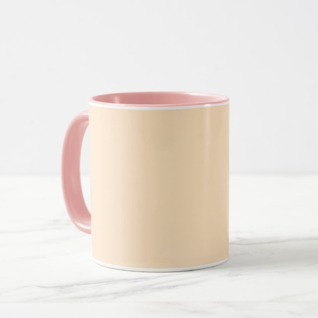 Bisque (solid colour)  mug (Front Left)