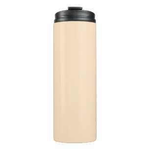 Bisque (solid colour) thermal tumbler