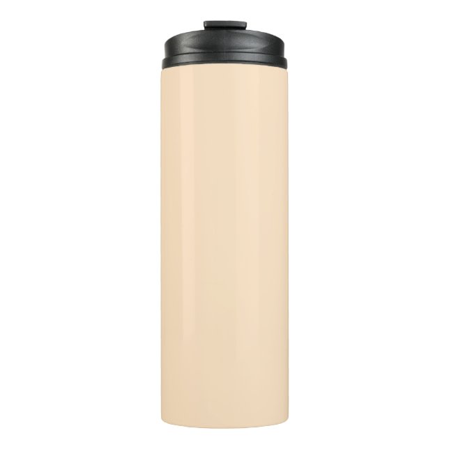Bisque (solid colour)  thermal tumbler (Front)