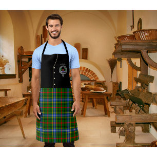 Bisset Clan Badge & Tartan Kilt Apron