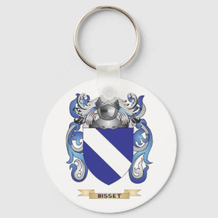 Bisset Coat of Arms (Family Crest) Key Ring