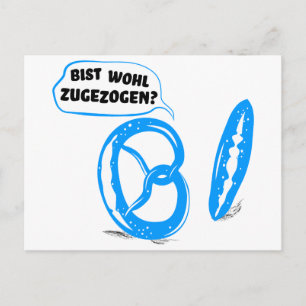 Bist wohl zugezogen postcard