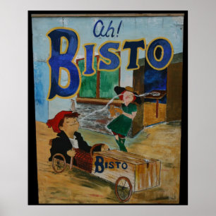 Bisto vintage poster