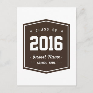 Bistre Retro Class Postcard