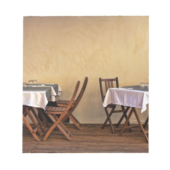 Bistro in France Notepad (Front)