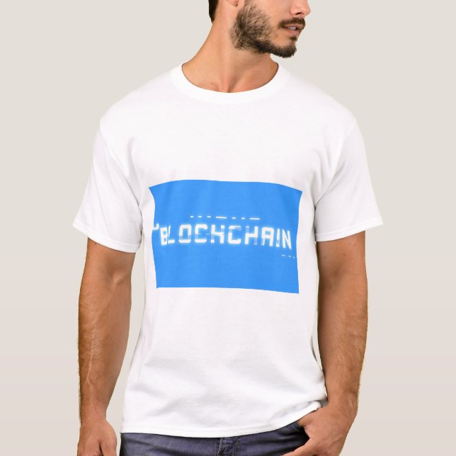 Bit glitch blockchain T-Shirt (Front)