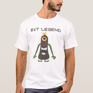 Bit Legend Pixel Monster Funny Retro Gaming T-Shirt