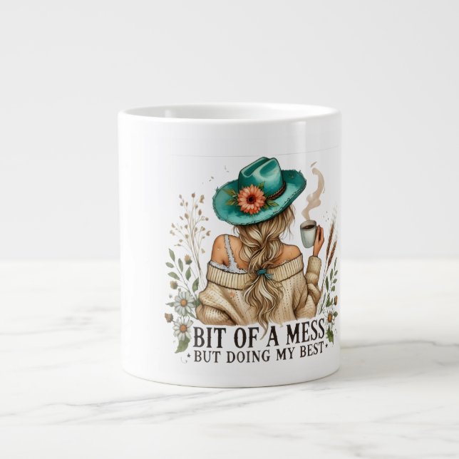 Bit of a Mess But Doing My Best Coffee Mug | Cute  (Front)