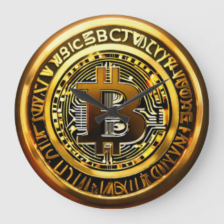 Bit your wach time is money large clock