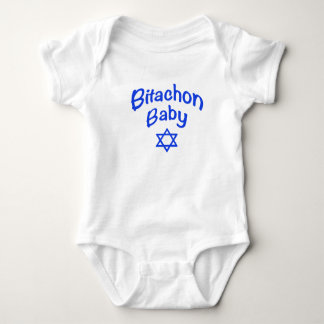 Bitachon Baby Blue  Baby Bodysuit