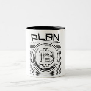 Bitcoin - Сrypto Plan Two-Tone Coffee Mug